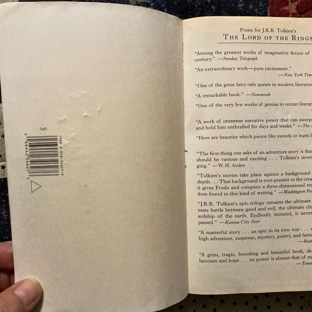 3 books by JRR Tolkien. Fellowship of the ring, two towers return of the king - Picture 6 of 13